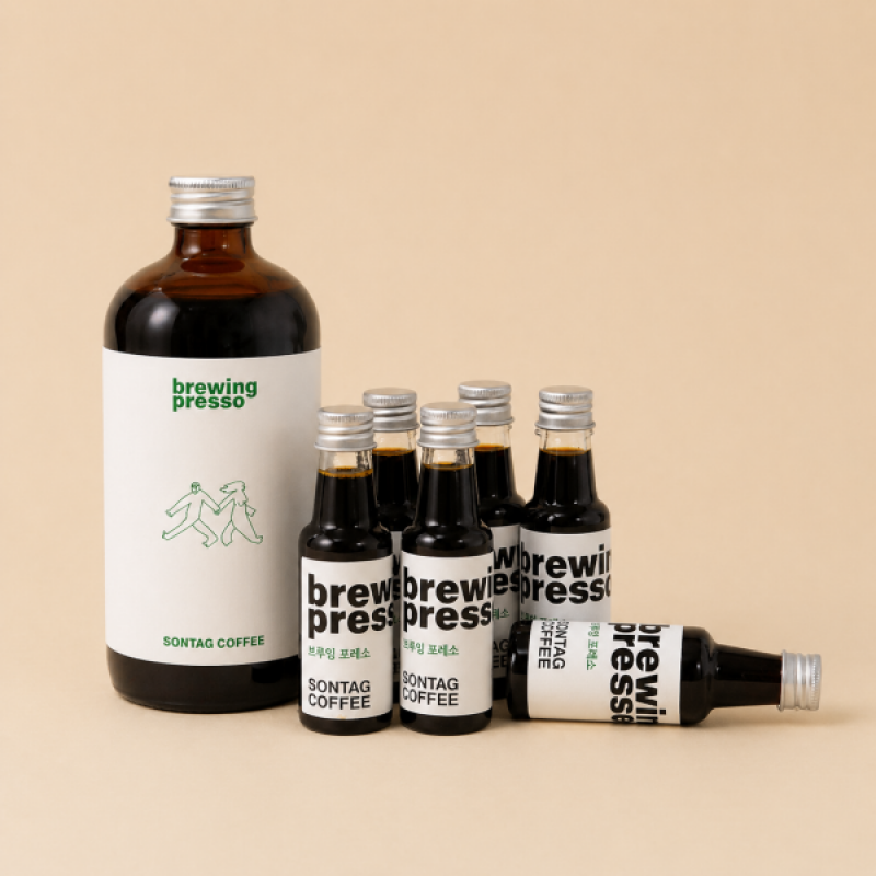 손탁커피,스페셜티 핸드드립 농축 원액 브루잉프레소 50ml(6개), 500ml