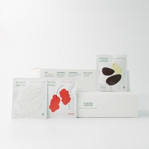 홍천 잣, 오미자, 쌀 로컬 드립백 선물세트 15개입